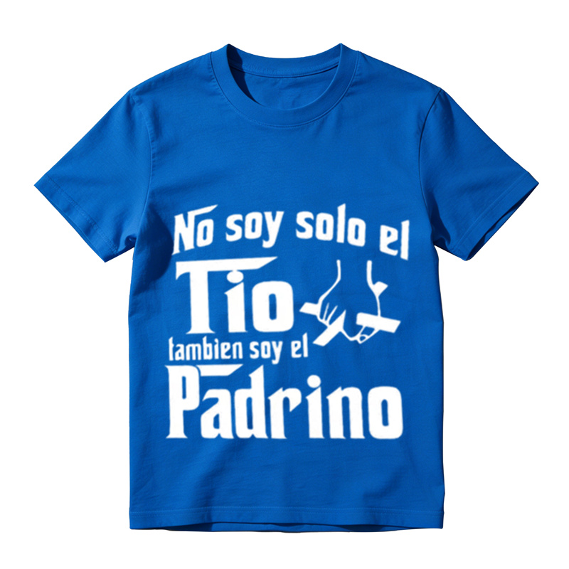 "No Soy Solo El Tio, Tambien Soy El Papá" Graphic Streetwear T-Shirt - Unisex Customized Shortsleeve Garment T-Shirt