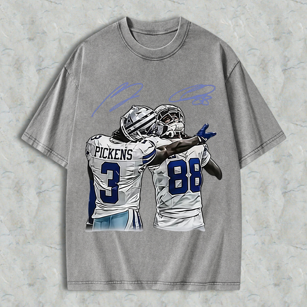 Pickens & 88 Teammate Duo Graphic Washed T-shirt