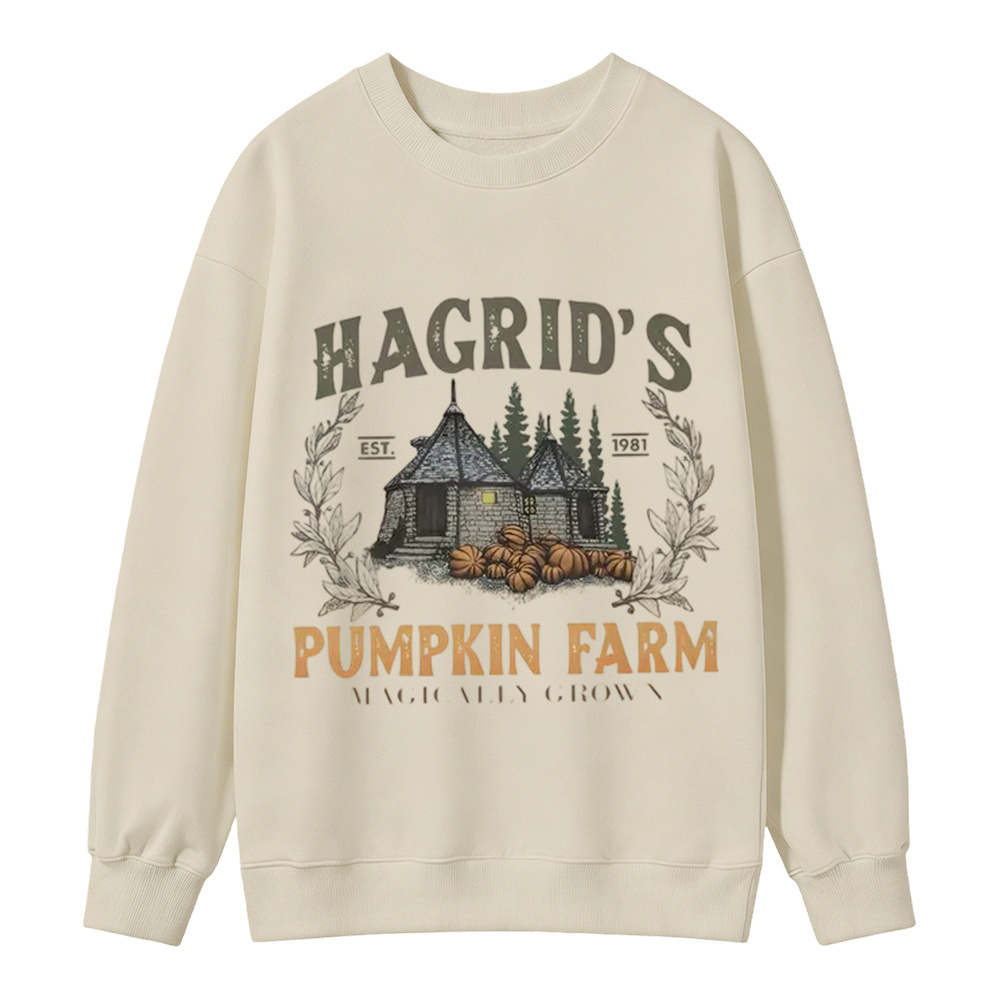 Hagrid's Pumpkin Patch Shirt - Sweatshirt - Hoodie, Vintage Fall Shirt, Retro Halloween T-Shirt, Pumpkin Patch Sweatshirt, Wizard Halloween Shirt, Spooky Season T-Shirt, HP Fan Gift