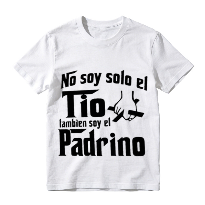 "No Soy Solo El Tio, Tambien Soy El Papá" Graphic Streetwear T-Shirt - Unisex Customized Shortsleeve Garment T-Shirt