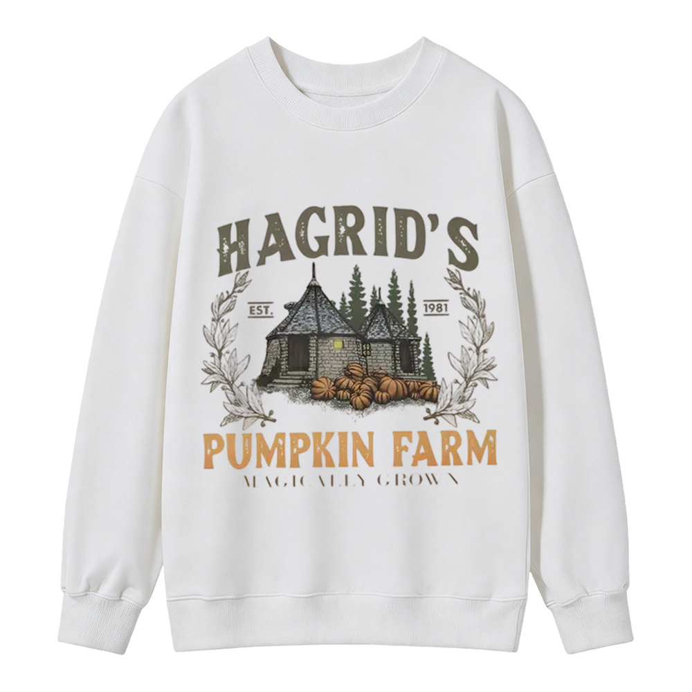 Hagrid's Pumpkin Patch Shirt - Sweatshirt - Hoodie, Vintage Fall Shirt, Retro Halloween T-Shirt, Pumpkin Patch Sweatshirt, Wizard Halloween Shirt, Spooky Season T-Shirt, HP Fan Gift