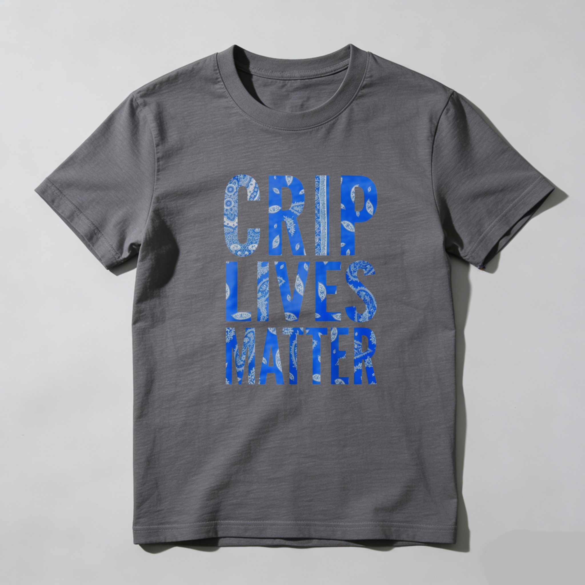 TEECURENT T-SHIRT  Crip Lives Matter