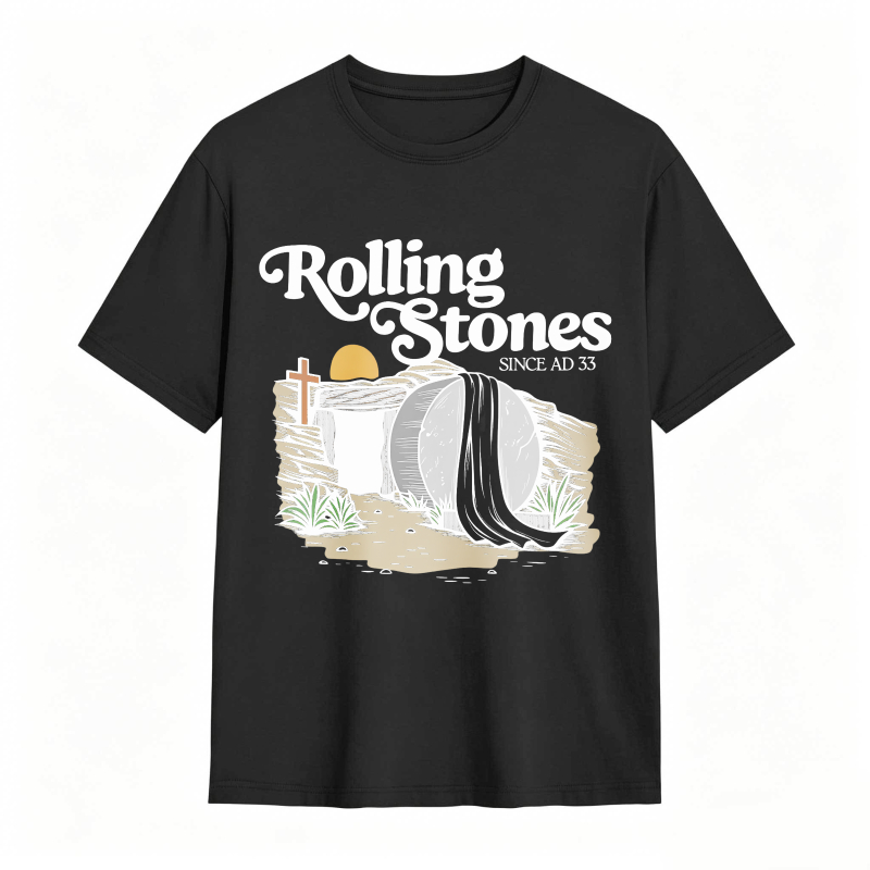 Rolling Stones Since Ad 33 Easter Tomb Scene Unisex Classic T-shirt