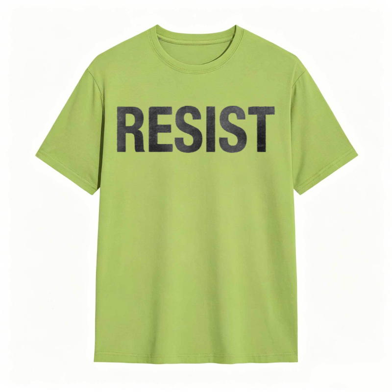 Resist Text Graphic T-shirt