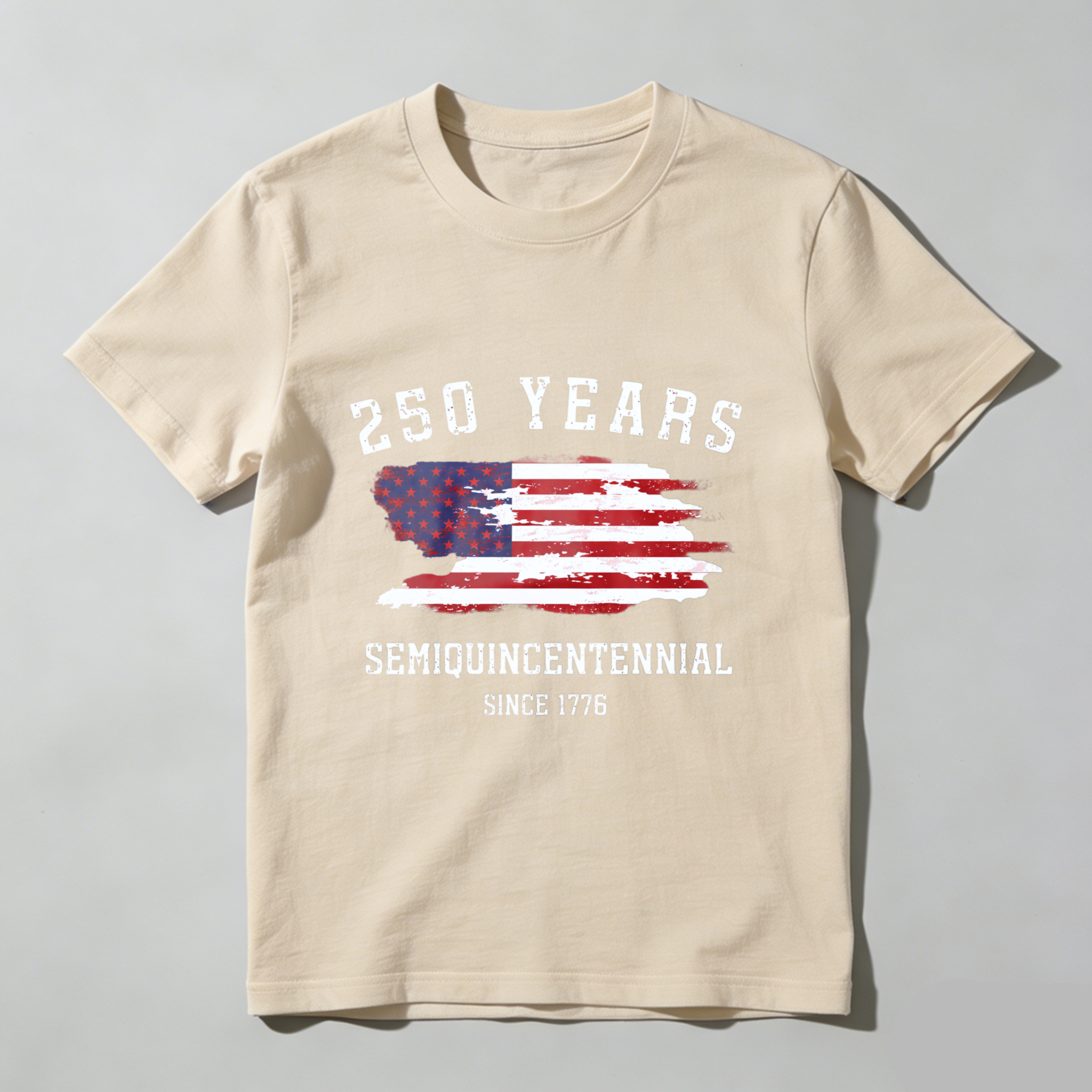 250 Years Semiquincentennial Since 1776 American Flag T-Shirt