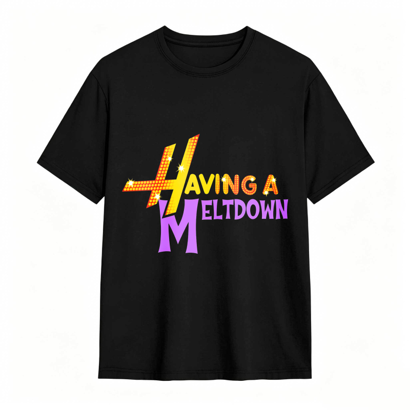 Having A Meltdown With Lightning Bolt Design Unisex Classic T-shirt