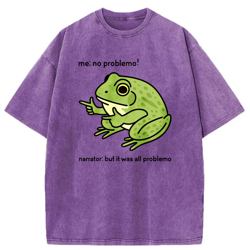 Frog Pointing With Text Above And Below tshirt 100% cotton