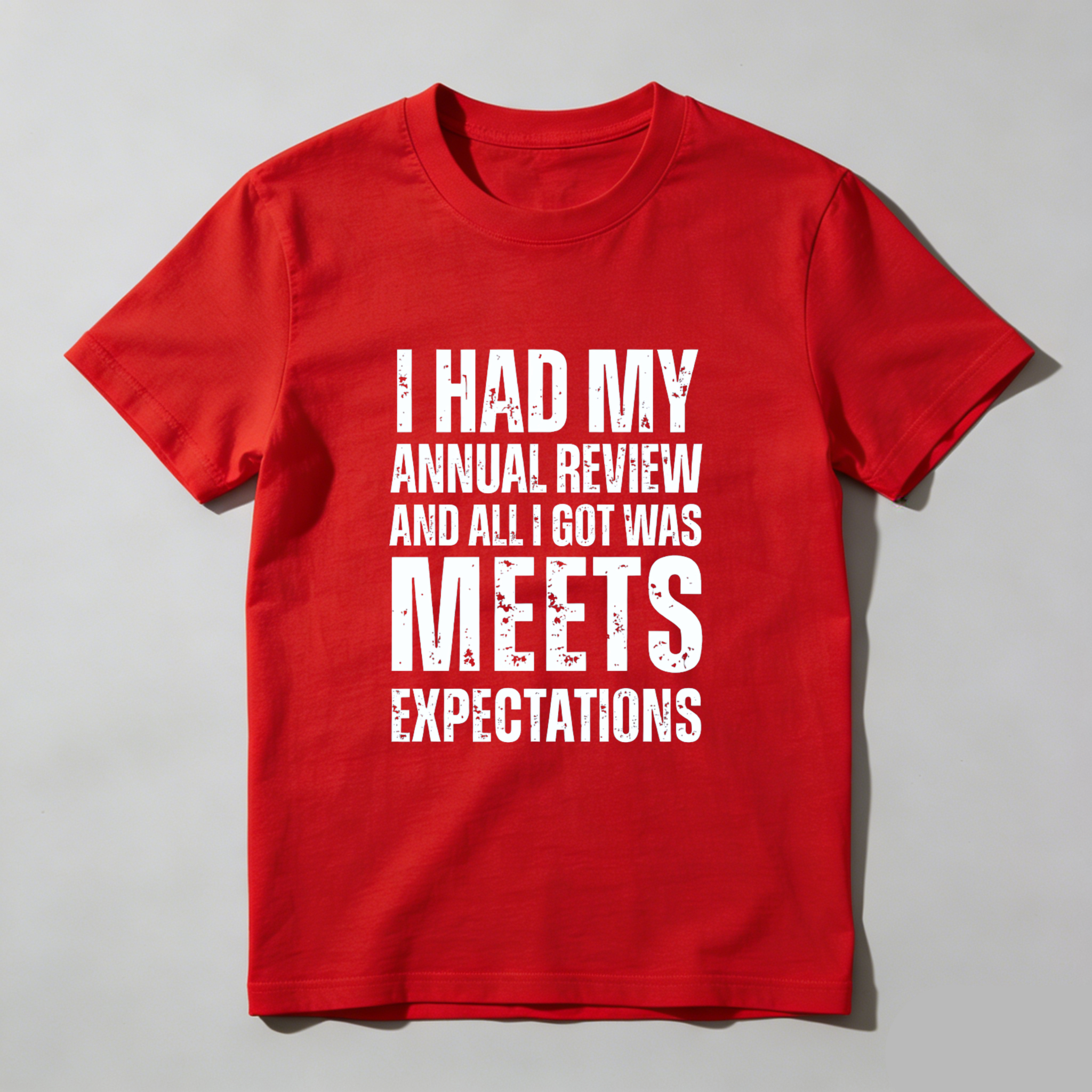 TEECURENT I Had My Annual Review And All I Got Was Meets Expectations T-Shirt WOMEN