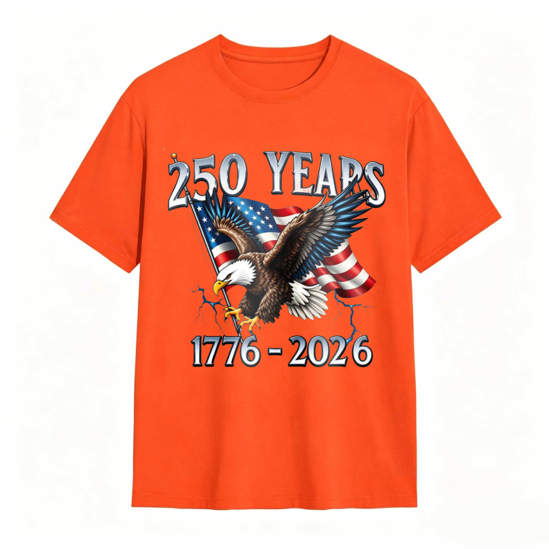 American Eagle Independence Day 250 Years 1776-2026 T-Shirt