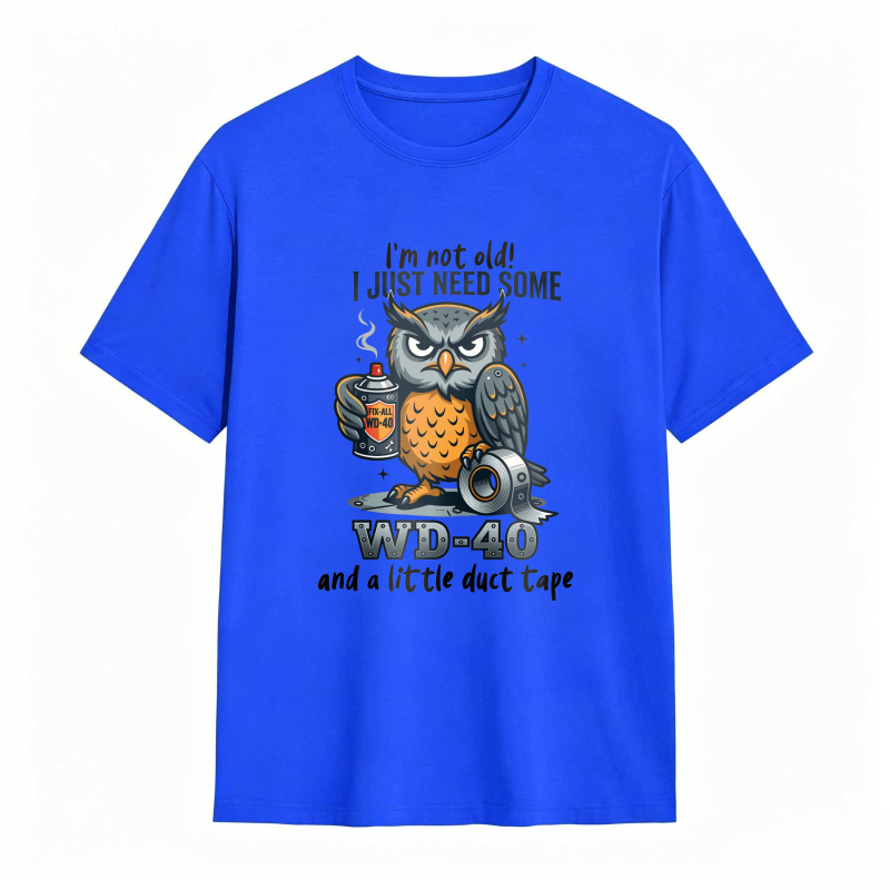 Owl With Wd 40 And Duct Tape Humor Unisex Classic T-shirt