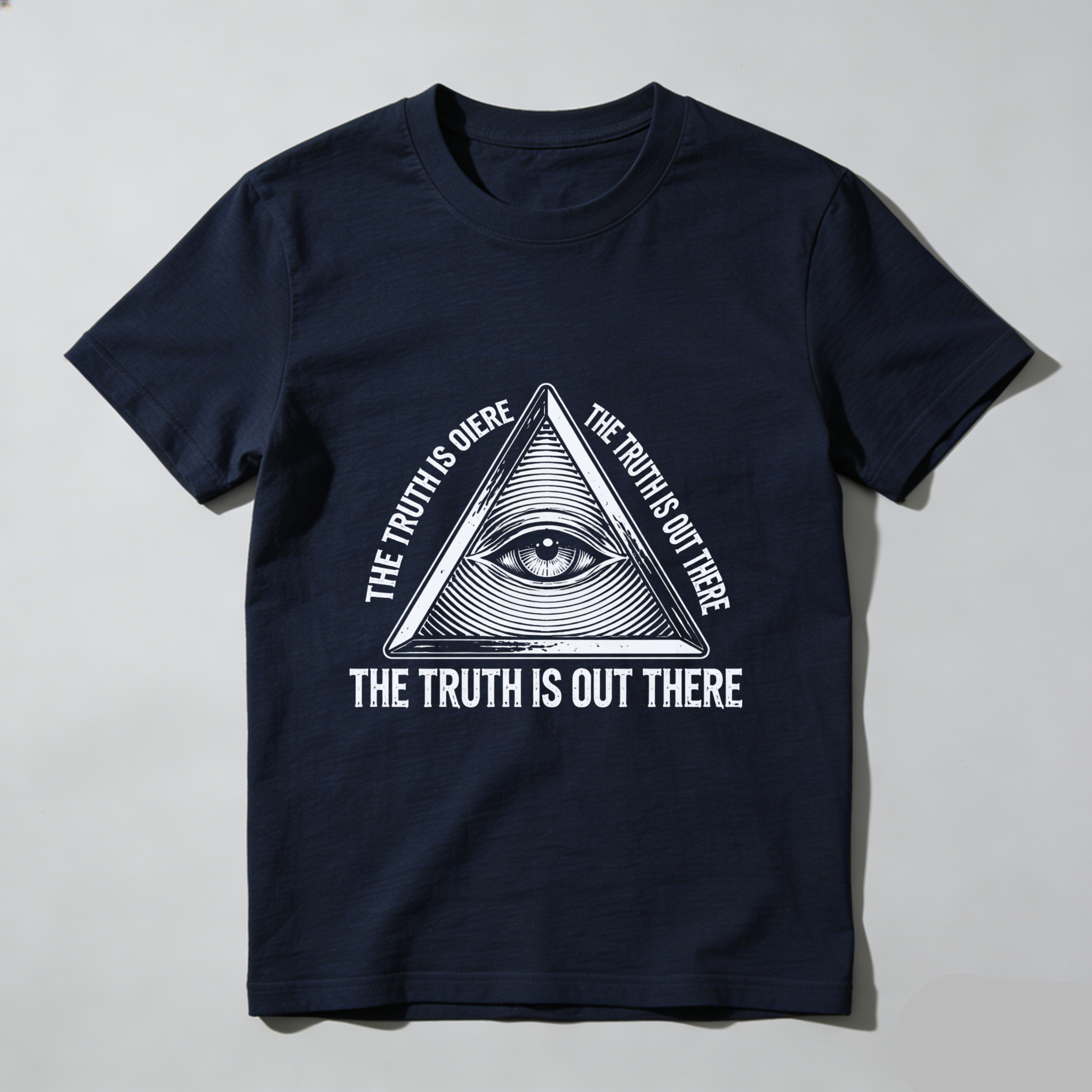 TEECURENT  The Truth Is Out There Eye Pyramid Symbol TEECURENT