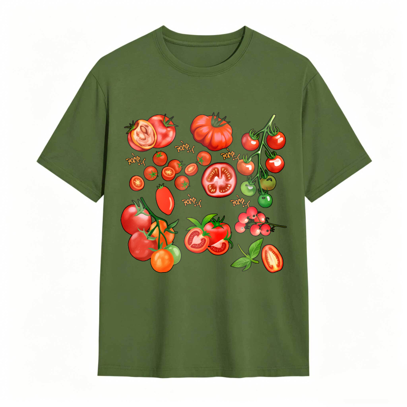 Tomato Garden Design Unisex Classic T-shirt
