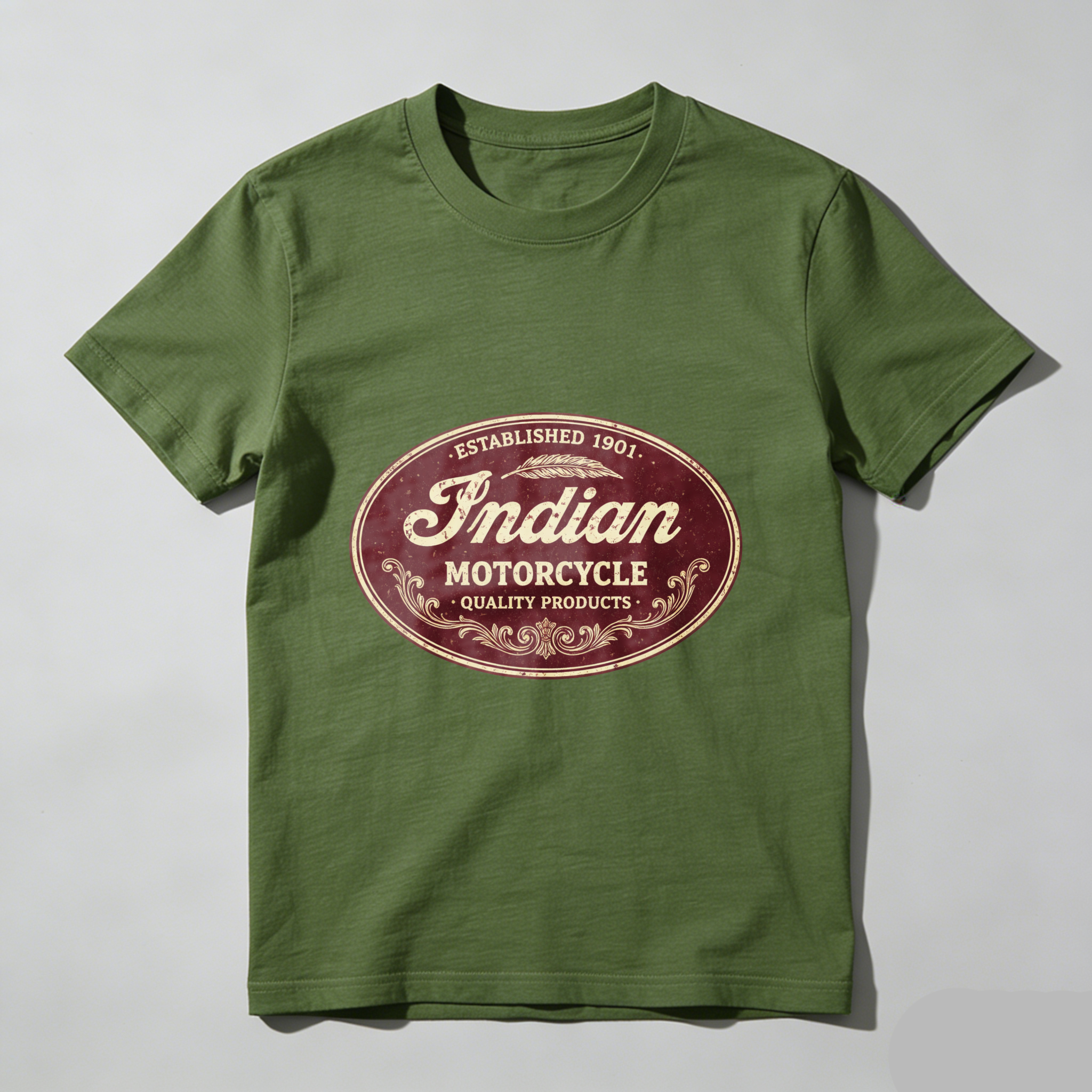 Indian Motorcycle Established 1901 Quality Products T Shirt