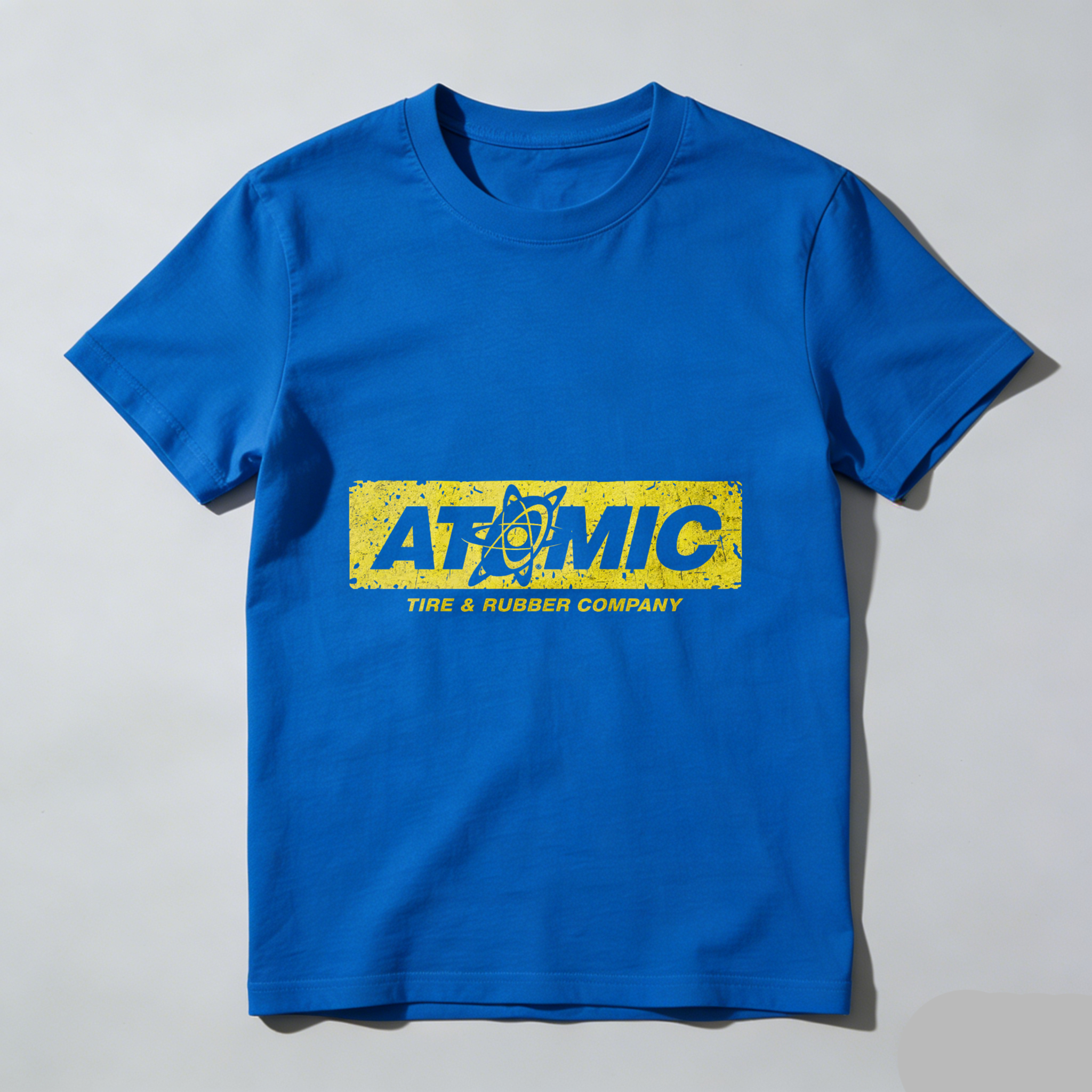 Atomic Tire And Rubber Company Logo T Shirt Black Men Women Unisex Casual Wear