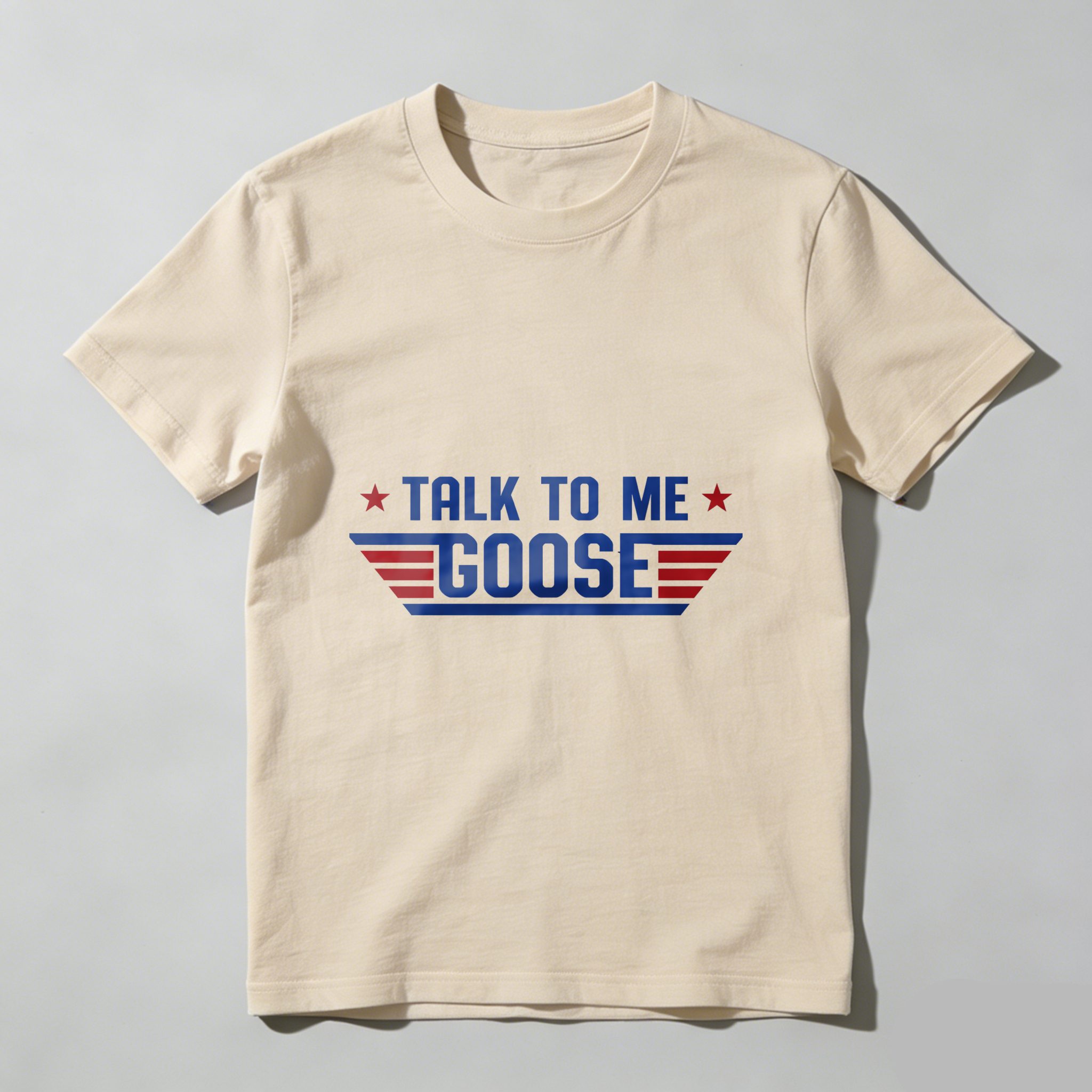 TEECURENT Talk To Me Goose T Shirt Top Movie Quote Top Gun Inspired Design Black Cotton Casual Wear For Men And Women