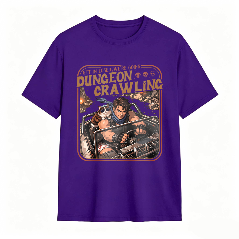 Dungeon Crawling Funny Gamer Fantasy Tee
