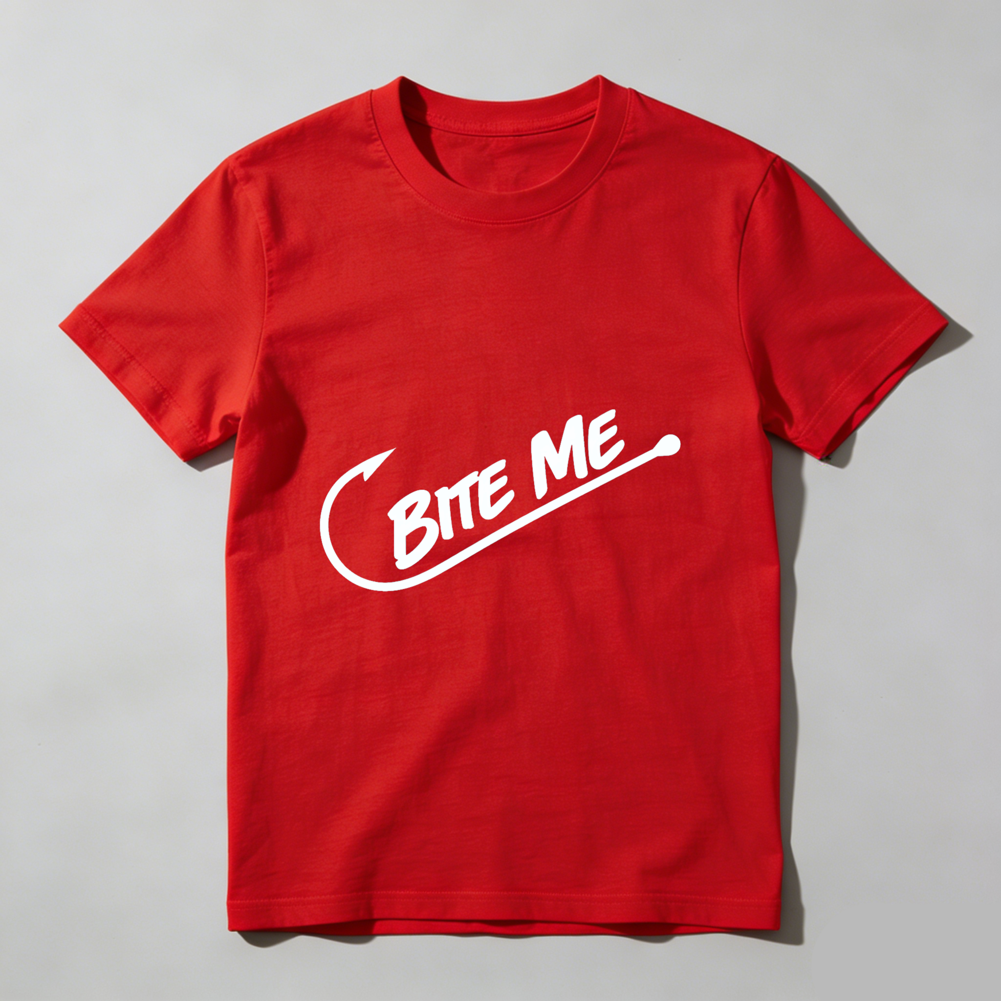 TEECURENT Bite Me T Shirt Funny Sassy Statement Graphic Tee For Men Women Unisex Casual Wear WOMEN