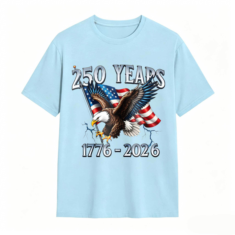 American Eagle Independence Day 250 Years 1776-2026 T-Shirt