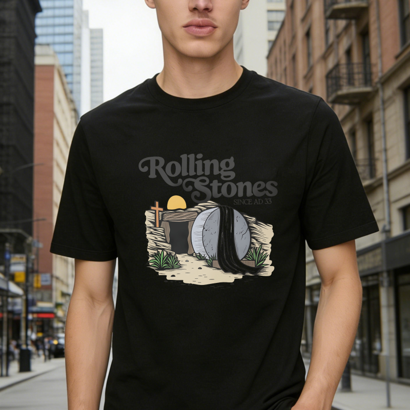 Rolling Stones Since Ad 33 Easter Tomb Scene Unisex Classic T-shirt