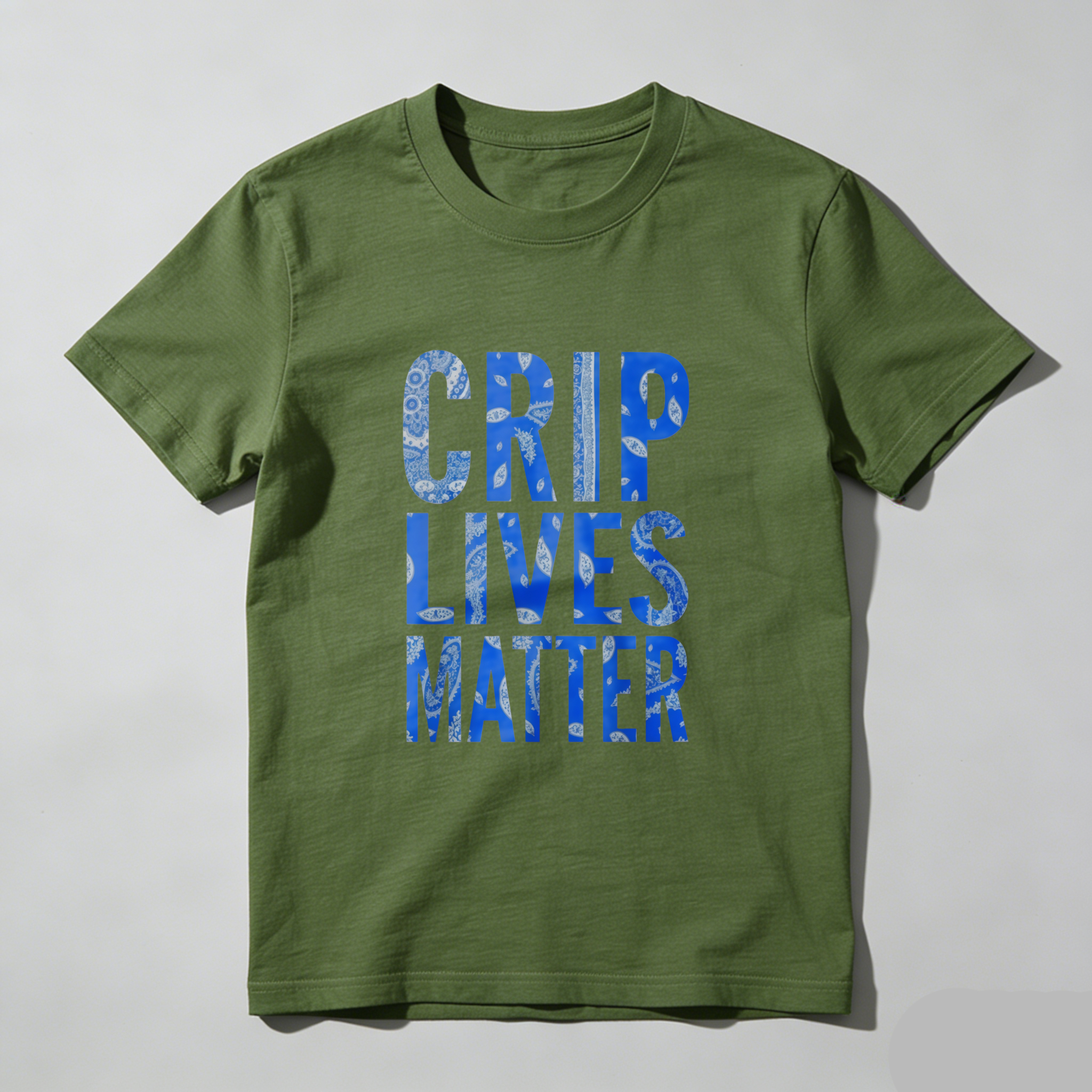 TEECURENT T-SHIRT  Crip Lives Matter