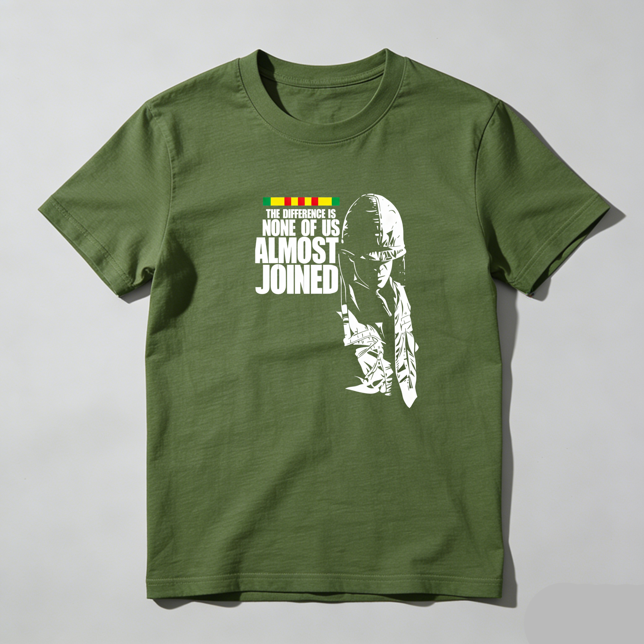 TEECURENT The Difference Is None Of Us Almost Joined Pure Cotton Short Sleeve T Shirt-TeeCurent