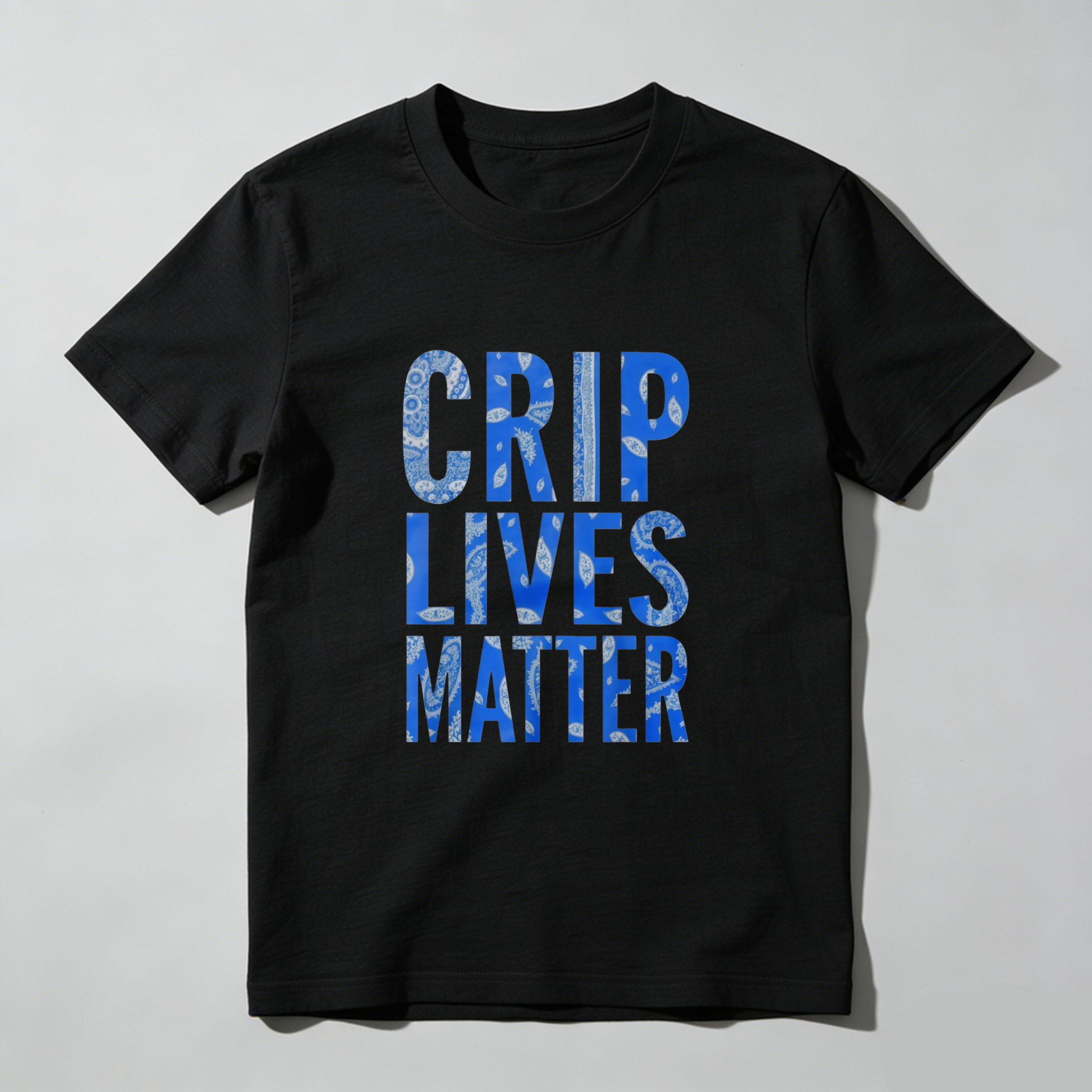 TEECURENT T-SHIRT  Crip Lives Matter