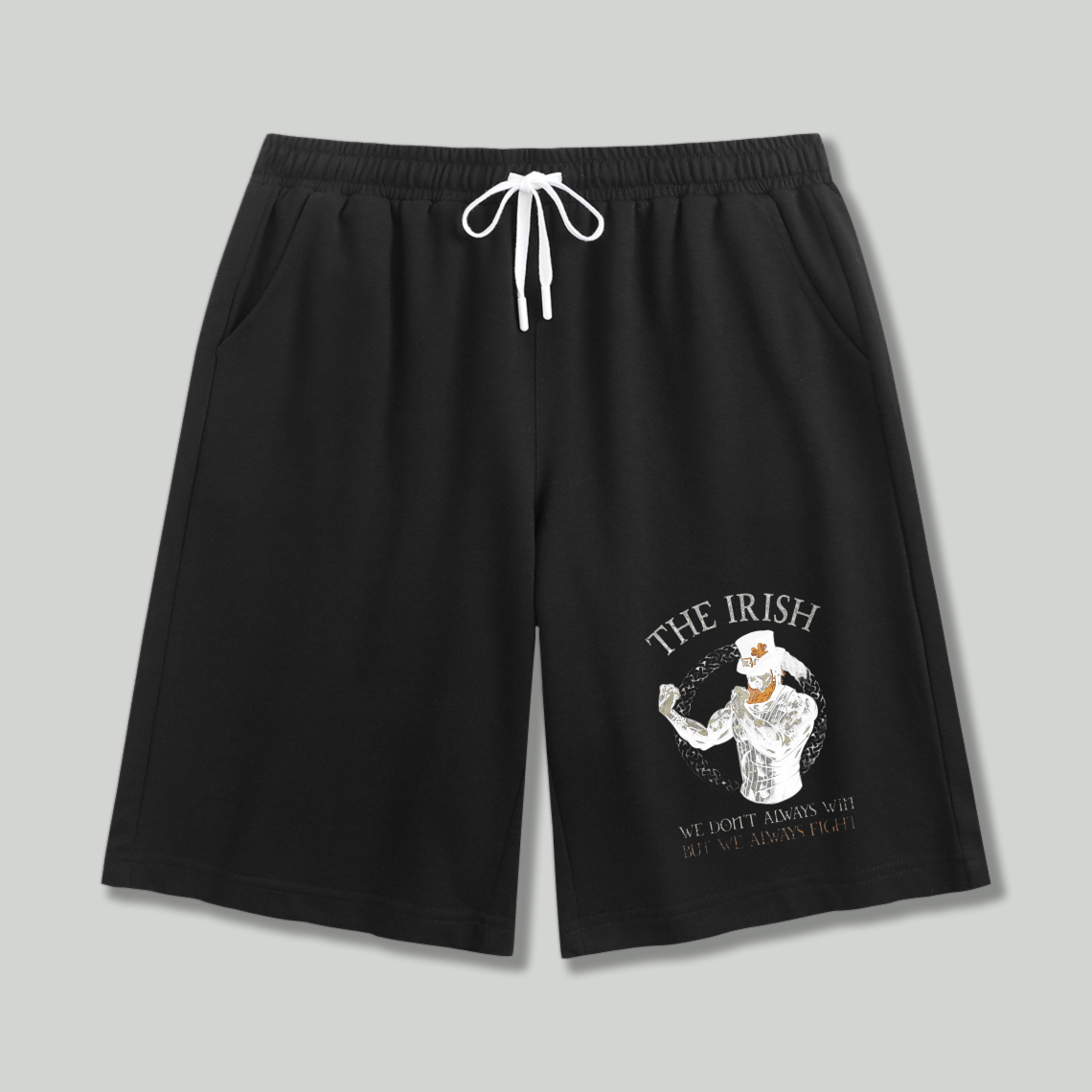 The Irish We Dont Argue We Just Dance Graphic Print Casual Lounge Beach Sports Shorts