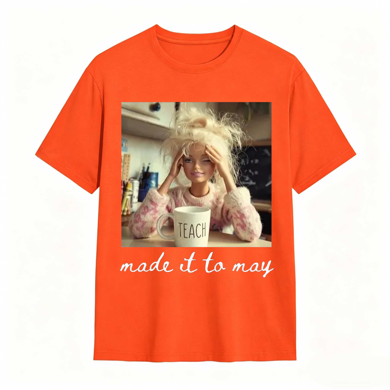 Comfort Colors Last Day of School Teacher Doll Face Meme Shirt