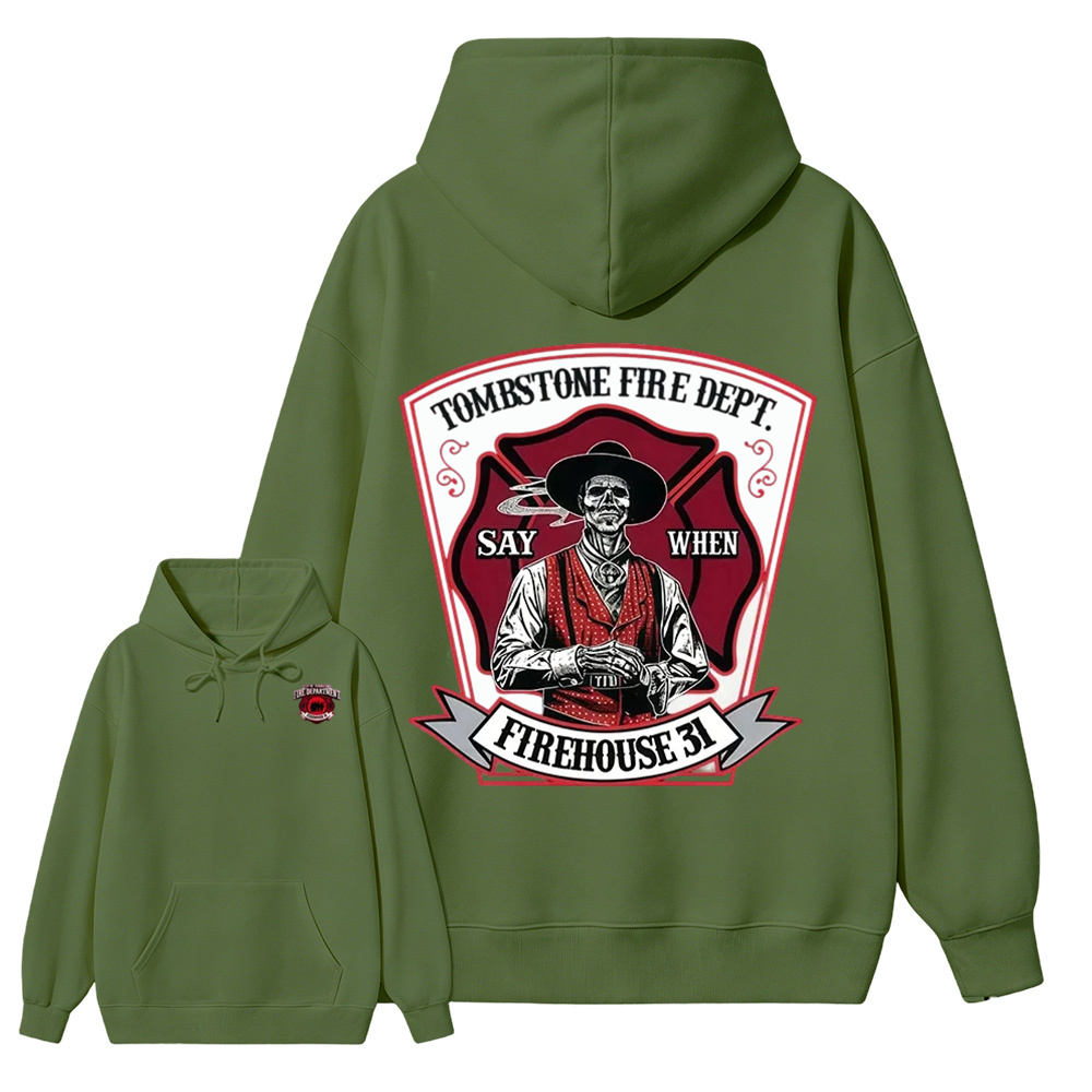 Vintage Firefighter T-Shirt | Classic Americana Graphic Tee Hoodie
