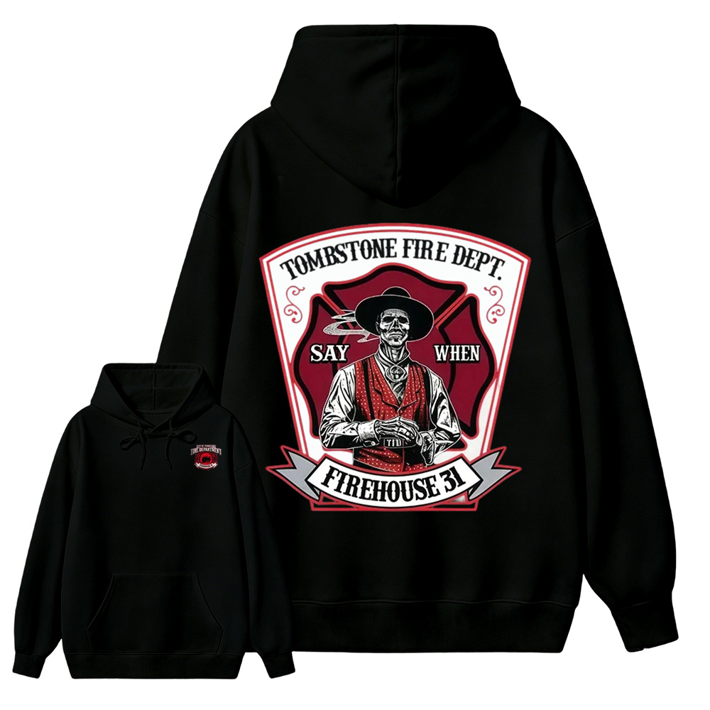 Vintage Firefighter T-Shirt | Classic Americana Graphic Tee Hoodie
