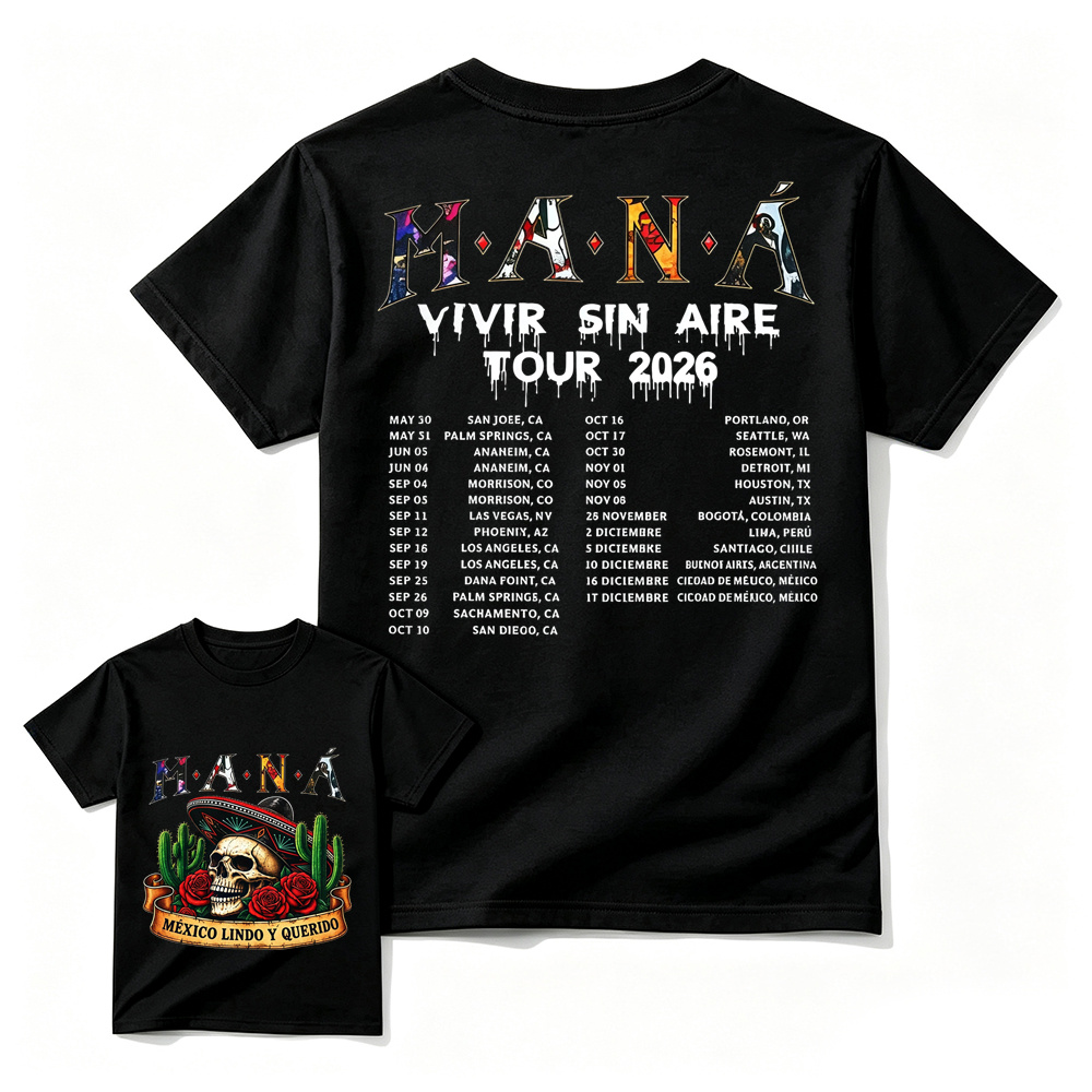 Unisex Retro Mexican Skull Graphic Short Sleeve Tee Casual Latin Style T-Shirt