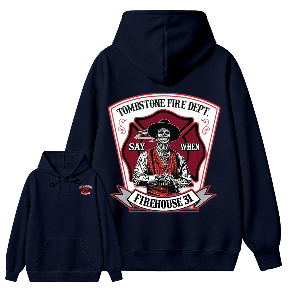 Vintage Firefighter T-Shirt | Classic Americana Graphic Tee Hoodie