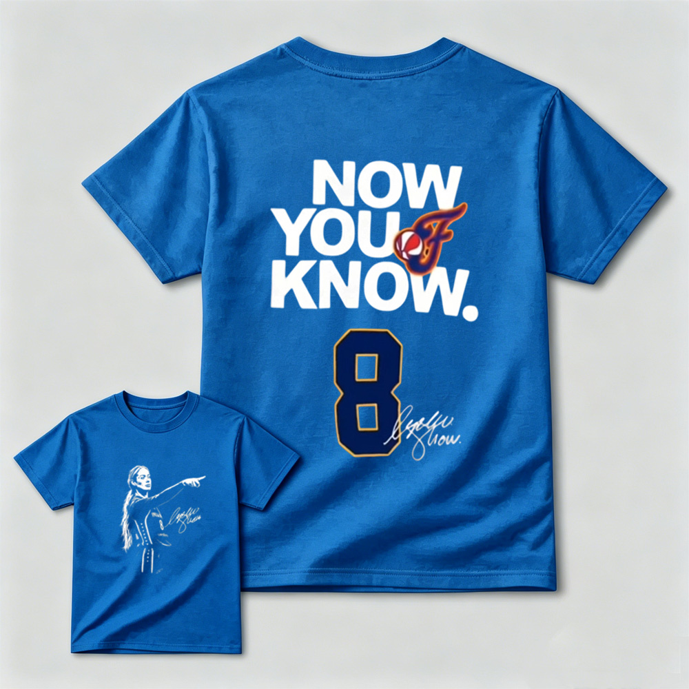Sophie Cunningham "Now You Know" Double-Sided Basketball Graphic T-Shirt