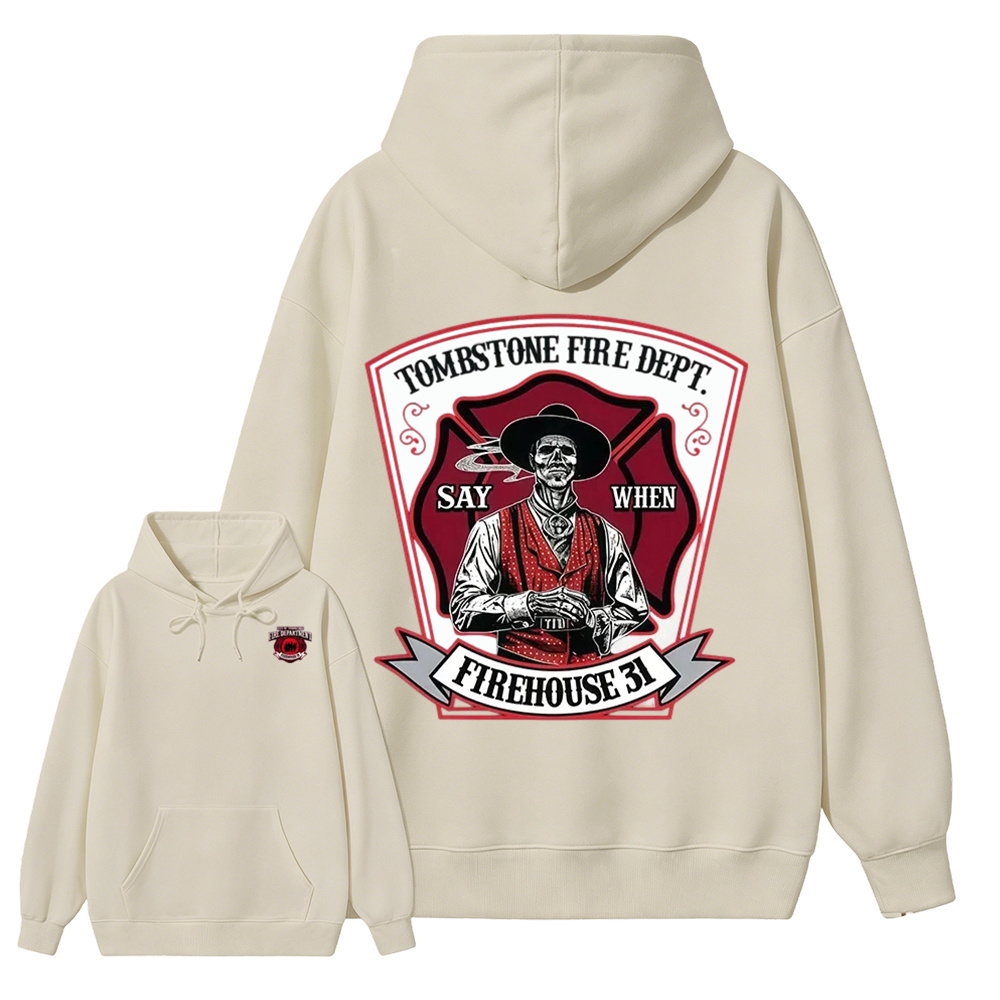 Vintage Firefighter T-Shirt | Classic Americana Graphic Tee Hoodie