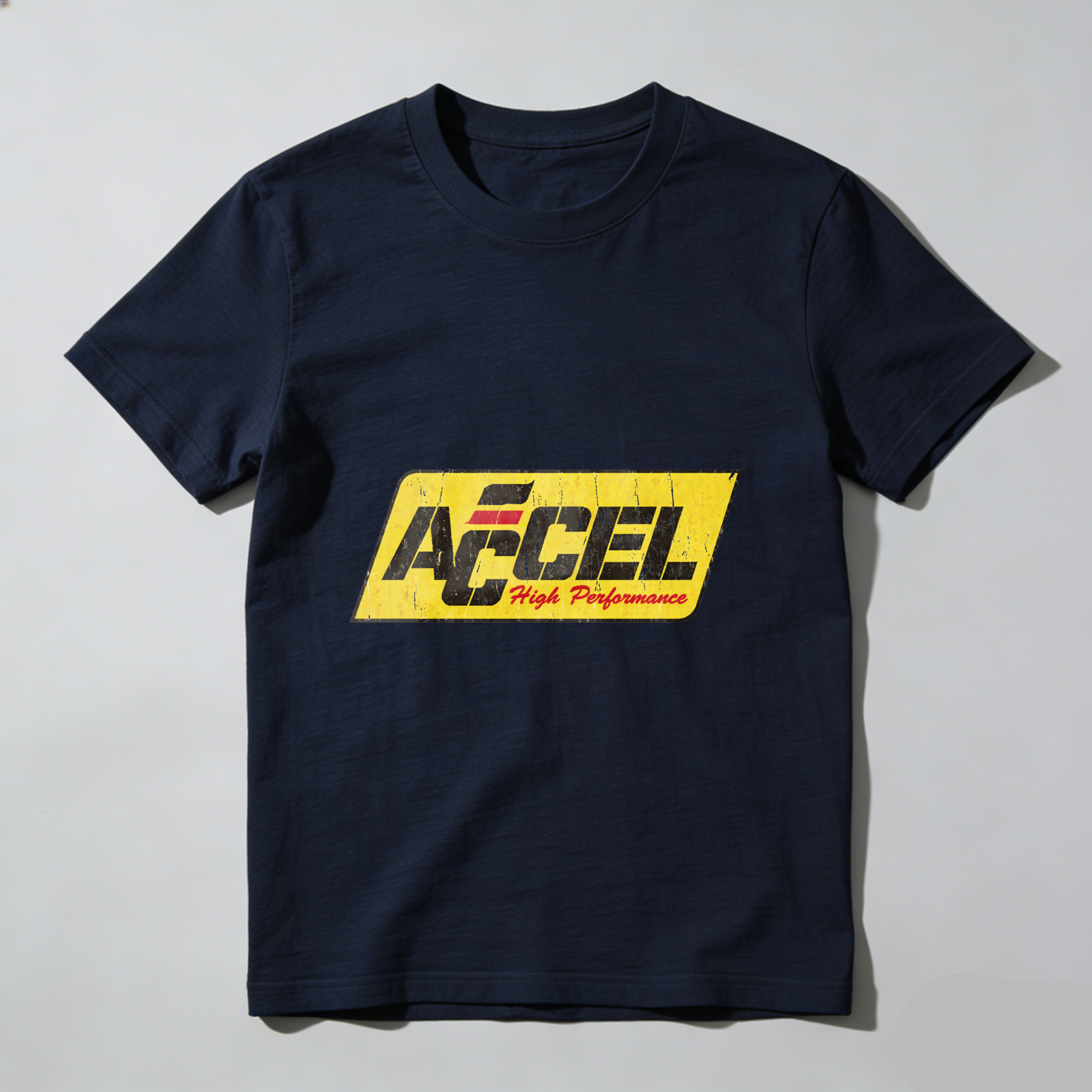 Accel High Performance Logo T Shirt Black Men Women Casual Wear Sport Style Graphic Tee