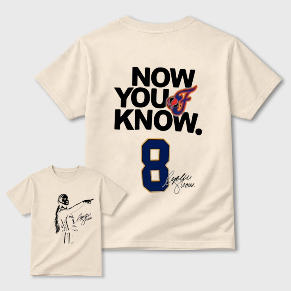 Sophie Cunningham "Now You Know" Double-Sided Basketball Graphic T-Shirt