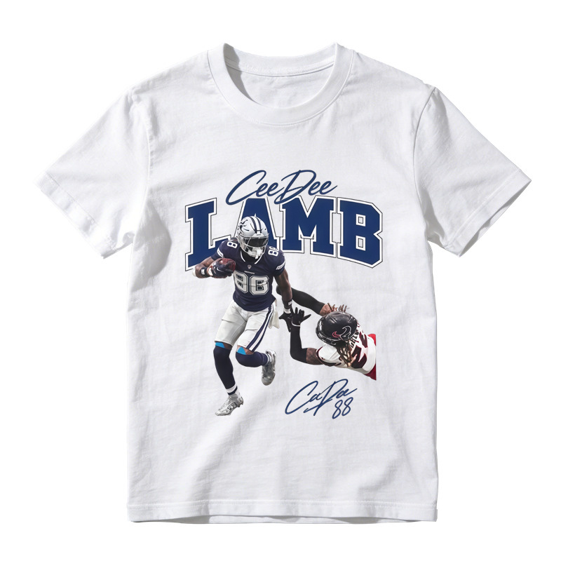 Ceedee Lamb Shirt, Vintage Sport Tee, Retro American Football Bootleg Gift