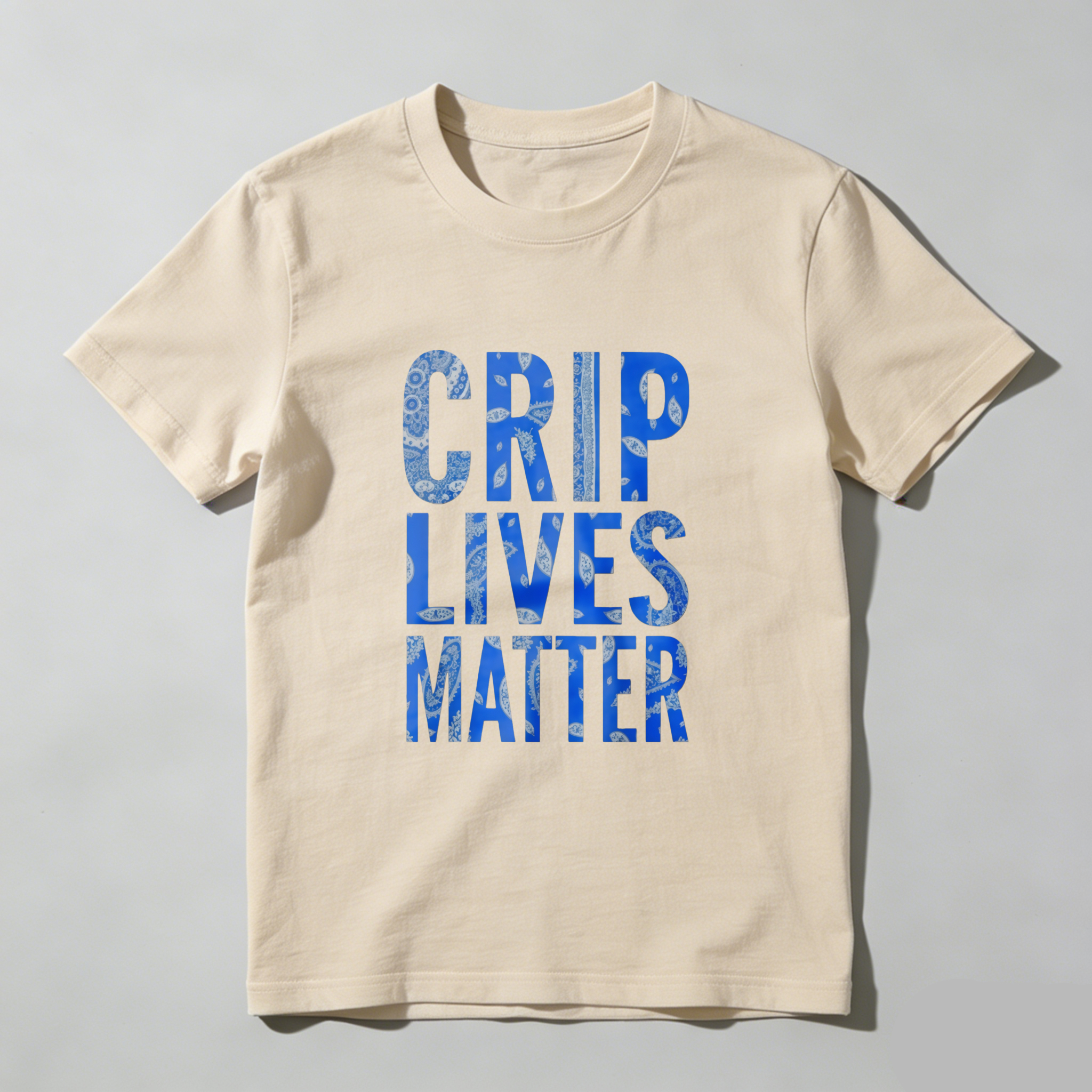 TEECURENT T-SHIRT  Crip Lives Matter