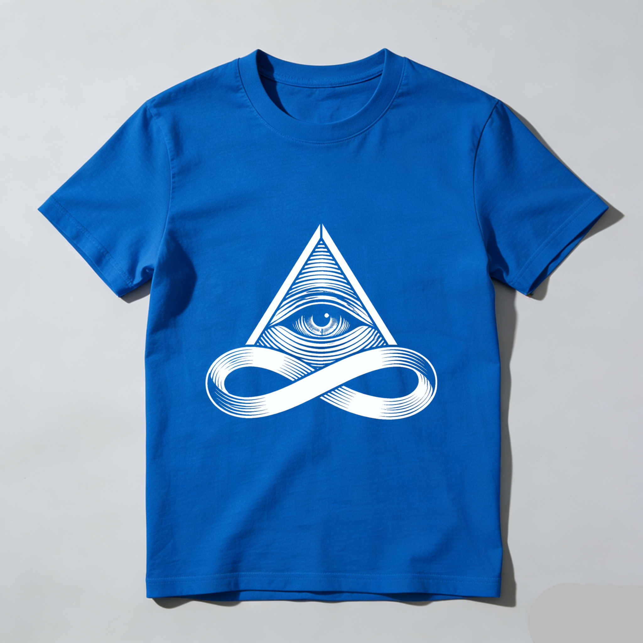 TEECURENT  All Seeing Eye And Infinity Symbol TEECURENT