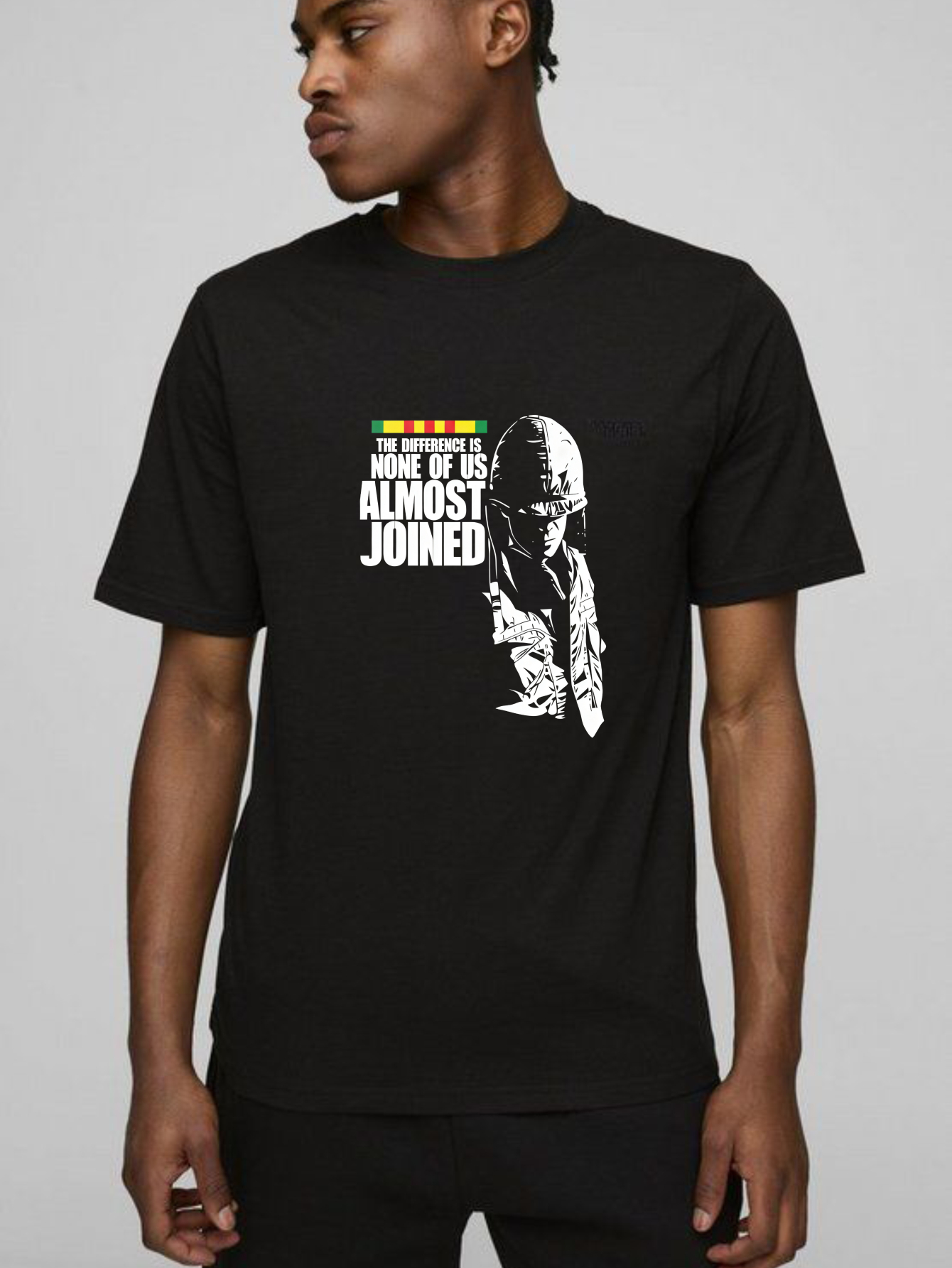 TEECURENT The Difference Is None Of Us Almost Joined Pure Cotton Short Sleeve T Shirt-TeeCurent