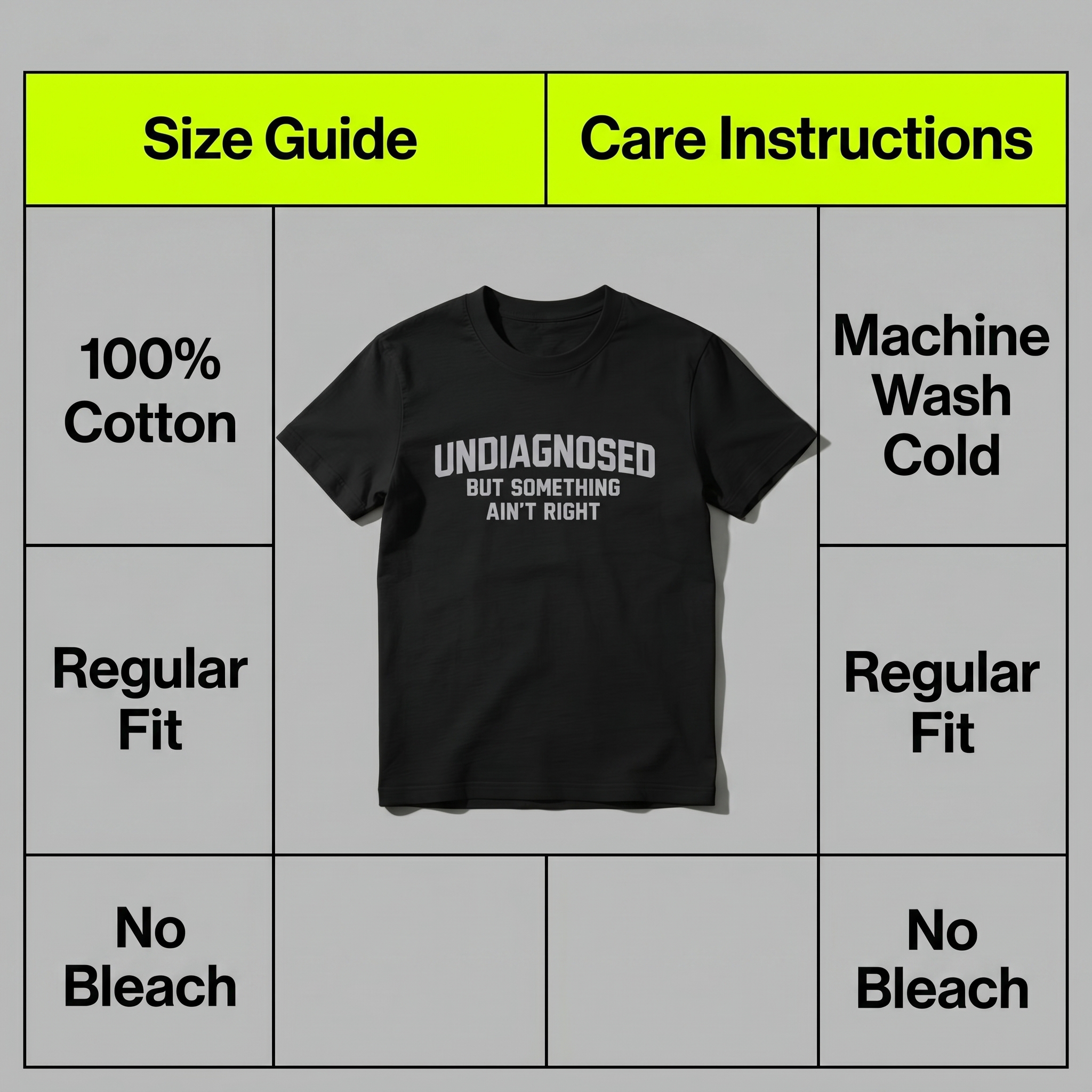 Undiagnosed But Something Ain't Right Funny Graphic T-Shirt