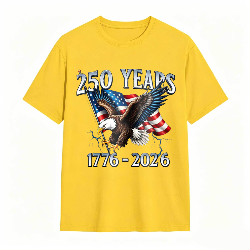 American Eagle Independence Day 250 Years 1776-2026 T-Shirt