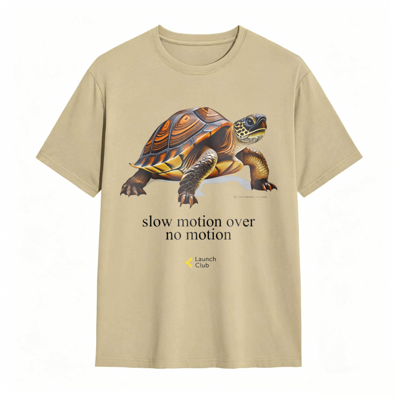 Turtle Slow Motion Over No Motion Unisex Classic T-shirt