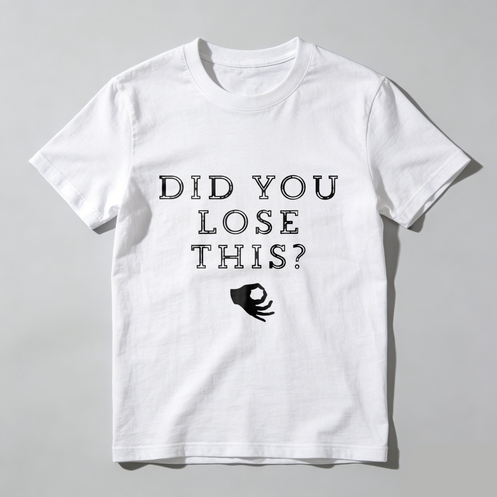 TEECURENT T-SHIRT  Did You Lose This Question Mark