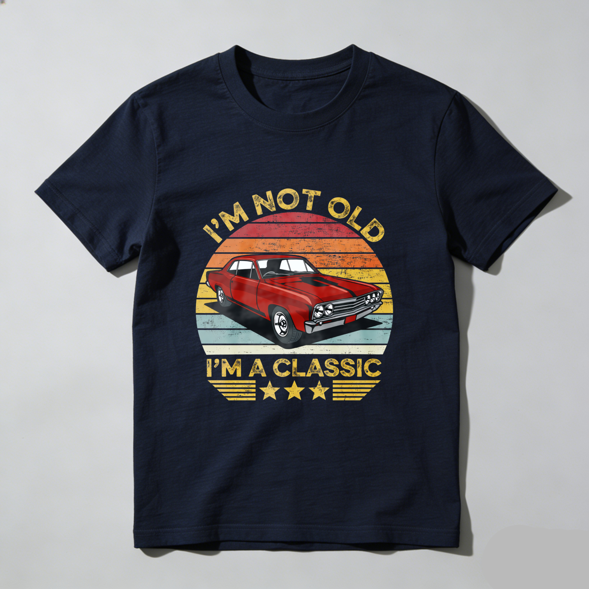 Im Not Old Im A Classic Vintage Car T-Shirt Retro Design For Men And Women