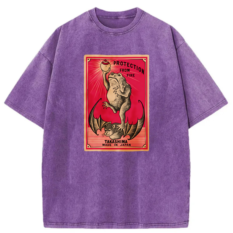 Protection From Fire Takashima Made In Japan tshirt 100% cotton