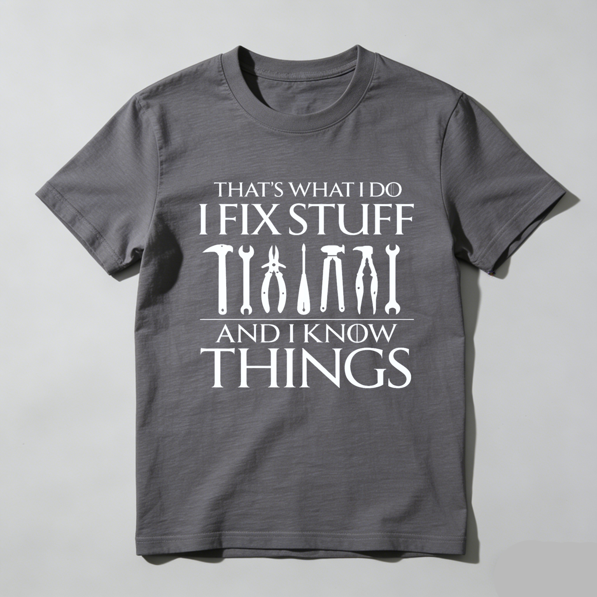 That's What I Do I Fix Stuff And I Know Things T Shirt Mechanic Tools Graphic Tee For Men Women