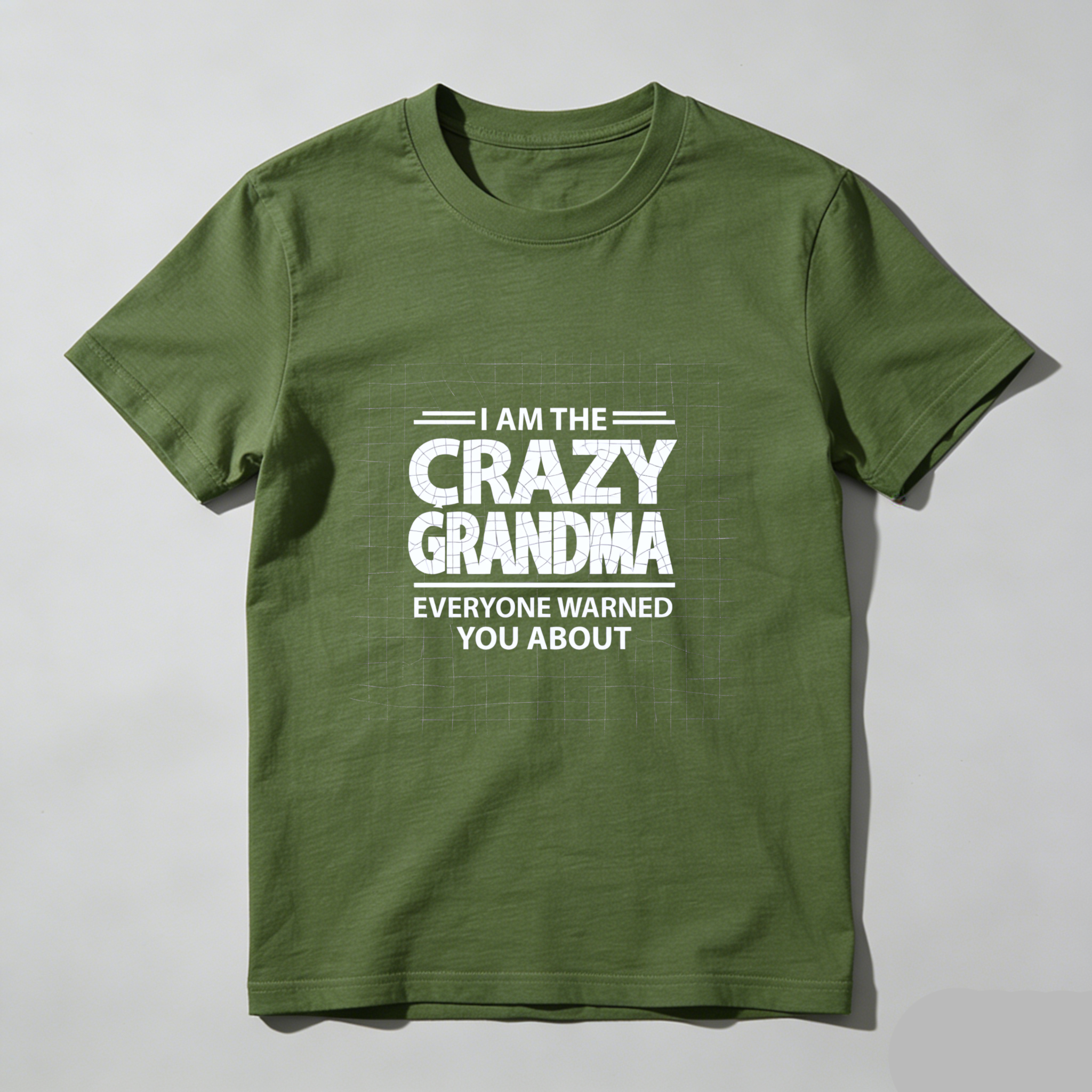 TEECURENT I Am The Crazy Grandma Everyone Warned You About T Shirt WOMEN