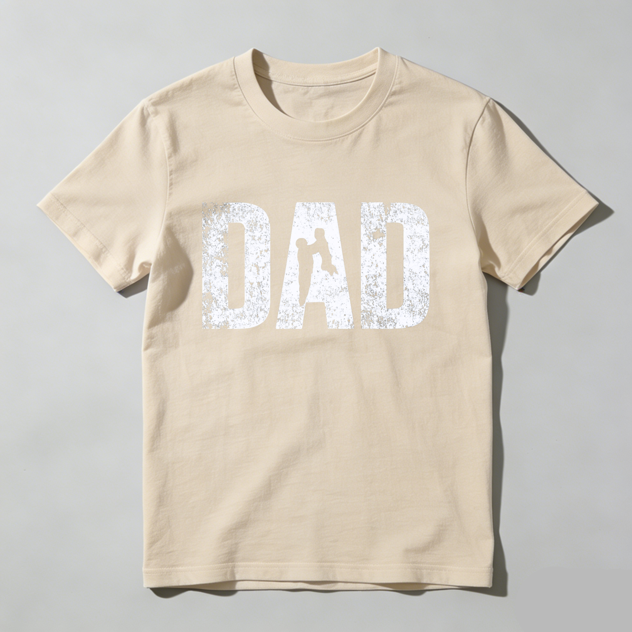 Dad T Shirt Made In Usa Black Cotton Tee For Fathers Day Gift Men's Casual Wear