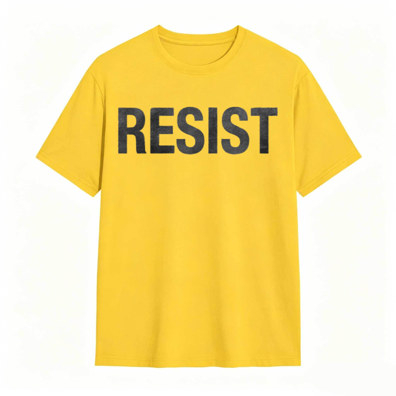 Resist Text Graphic T-shirt